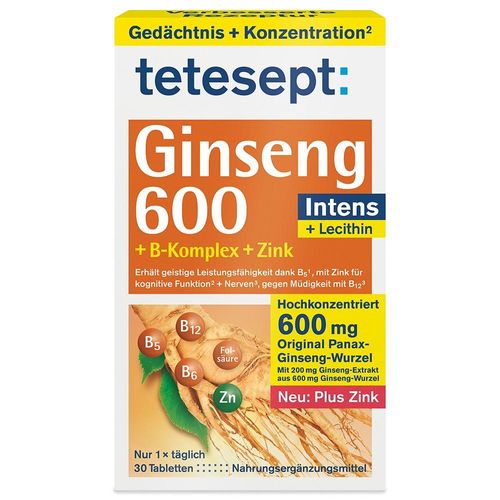 TETESEPT Ginseng 600 Filmtabletten 30 St