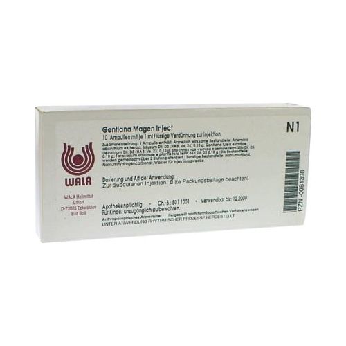 GENTIANA MAGEN Inject Ampullen 10X1 ml