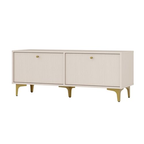 TV-Ständer IROS 1 - Beige / Gold