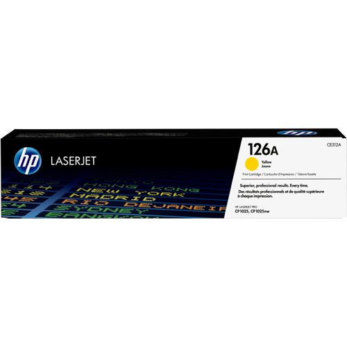 Original HP LaserJet Pro 100 Color MFP M 175 r (CE312A / 126A) Toner Gelb