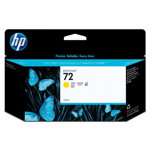 Original HP DesignJet T 1100 24 Inch (C9373A / 72) Druckerpatrone Gelb