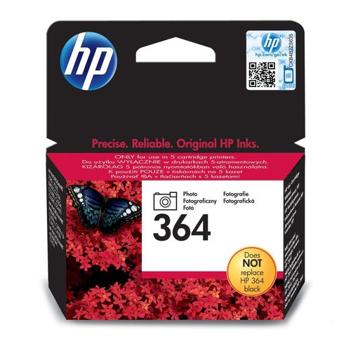 Original HP PhotoSmart C 5388 (CB317EE / 364) Druckerpatrone Photo Schwarz