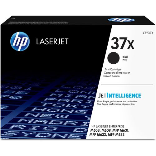 Original HP LaserJet Enterprise M 608 n (CF237X / 37X) Toner Schwarz