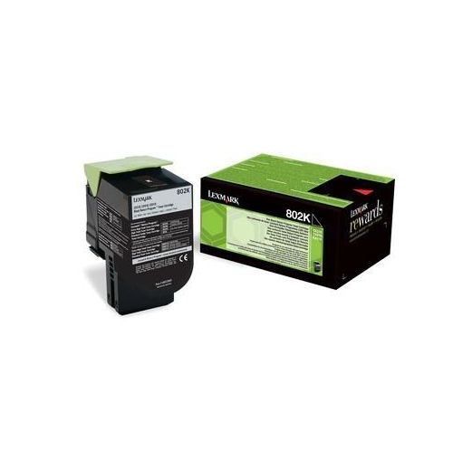 Original Lexmark CX 410 e (80C20K0 / 802K) Toner Schwarz
