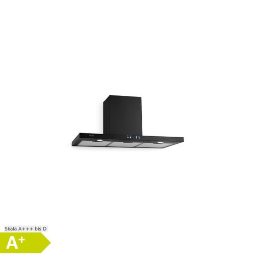 Limelight Dunstabzugshaube 90cm Wandhaube 600m³/h schwarz