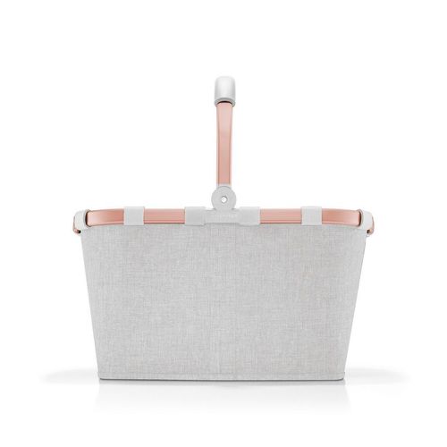 Reisenthel Einkaufskorb Twist Sky Rose , Grau, Roségold , Textil , 22 L , rechteckig , 49x29x28 cm , Freizeit, Koffer & Taschen, Einkaufskörbe