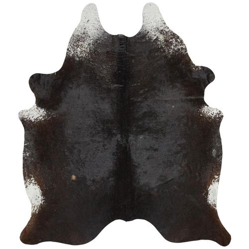 Linea Natura Rinderfell , Schwarz , Fell , Echtleder , Rindleder , Tier , Tierform , 160x250 cm , Teppiche & Böden, Teppiche, Fellteppiche