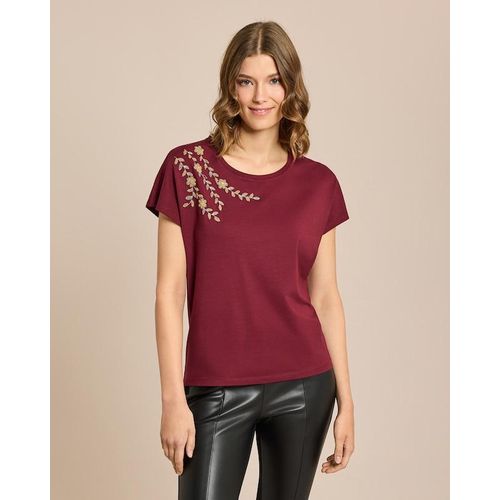 Shirt aus Modal mit Applikation