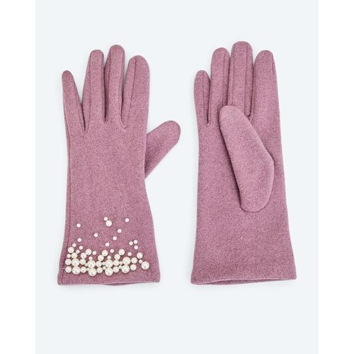 Handschuhe mit Perlendekoration