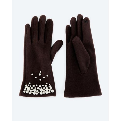 Handschuhe mit Perlendekoration