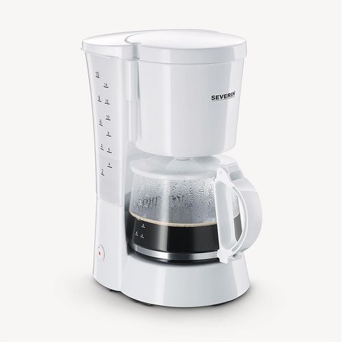 SEVERIN Kaffeemaschine KA 4478 KA 4478 aus Kunststoff, weiß Filterkaffeemaschine Kaffeemaschine Filterkaffee Kaffeezubereiter Filterkaffeemaschine