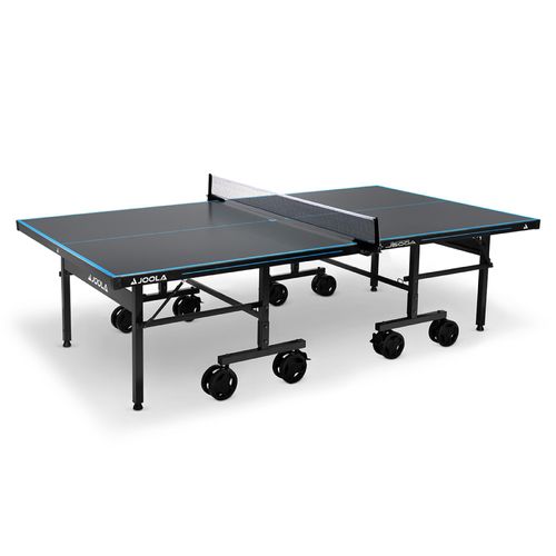 JOOLA Outdoor Tischtennisplatte J500A - Profi Tischtennistisch 6 MM Aluminium-Verbundoberfläche Wetterfest - Klappbares Untergestell, inkl. Netz