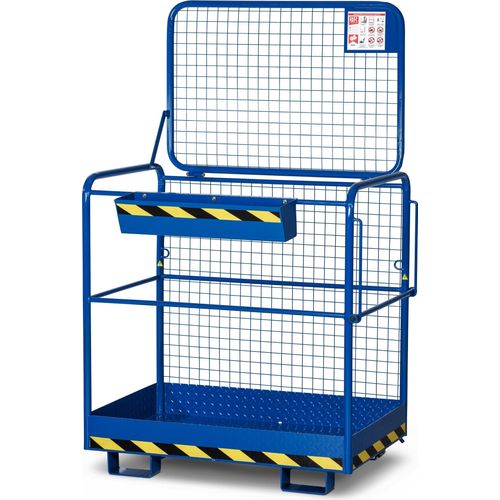 RR Industrietechnik Arbeitskorb Typ RAK-Eco RAL 5010 enzianblau