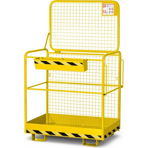 RR Industrietechnik Arbeitskorb Typ RAK-Eco RAL 1023 verkehrsgelb