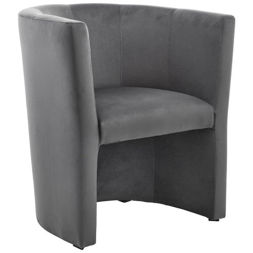Carryhome Sessel , Anthrazit , Textil , 68x76x60 cm , Stoffauswahl , Wohnzimmer, Sessel, Polstersessel