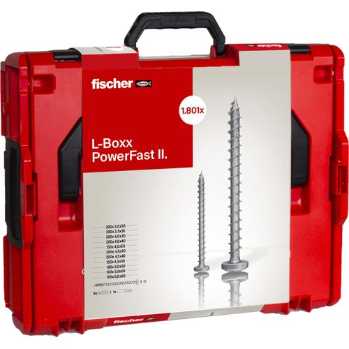 Fischer PowerFast II L-BOXX PanHead Schrauben-Set