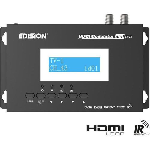 Edision HDMI Modulator 3in1 pro DVB-T/DVB-C/ISDB-T