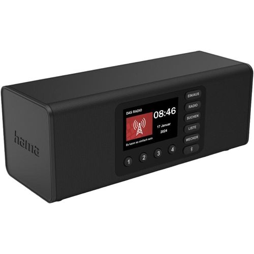 Hama Digitalradio DR2002BT, FM/DAB/DAB+/Bluetooth® RX, Radiowecker, Stereo, SW (00054298)
