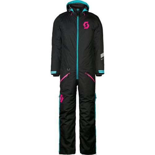 Scott DS Dryo Junior 1-Teiler Jugend Snowmobil Kombi, schwarz/pink, S