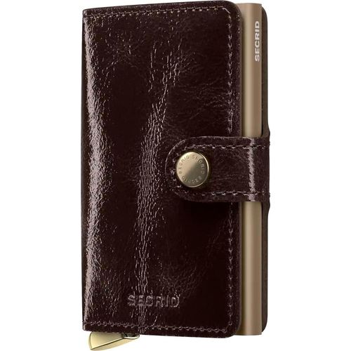 Secrid Wallets Premium Miniwallet Naplak 10 cm - Mahagony+