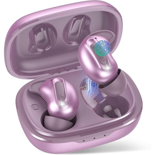 In-Ear-Kopfhörer, Schlafkopfhörer, Kopfhörer Bluetooth 5.4 mit 4 Mikrofone ANC+ENC 48H Écouteur, Hi-Fi Klang, Touch Control, IPX7 Étanche Oreillette