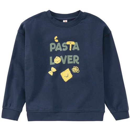 Kinder Sweatshirt mit Pasta-Print