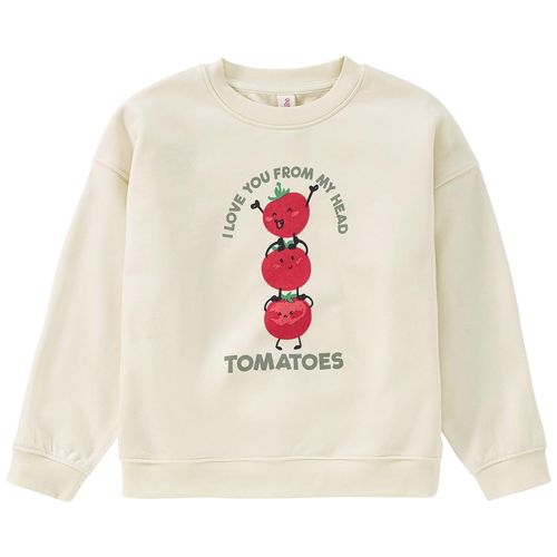 Kinder Sweatshirt mit Pasta-Print