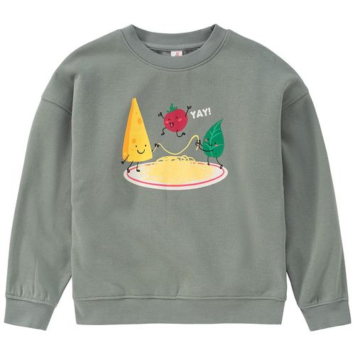 Kinder Sweatshirt mit Pasta-Print