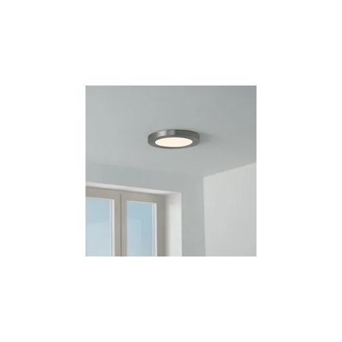 CCT LED Ein-Aufbaustrahler rund silber 3000/4000/6000K silberfarbiger Abdeckring...