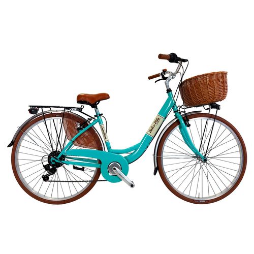 Stadtfahrrad Dolce Vita by Canellini VENERE 28" mit Korb - Tiffany