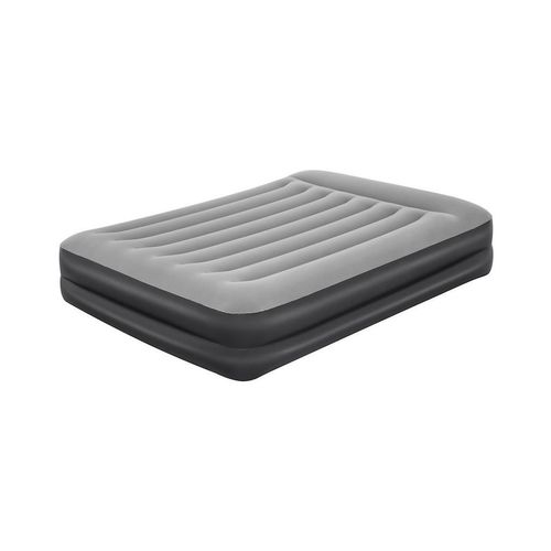 Bestway Luftbett , Grau, Schwarz , Kunststoff , 152x46x203 cm , RoHS, Dekra , integrierte elektrische Pumpe, integriertes Kissen , Schlafzimmer,