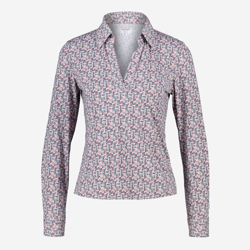 Mehrfarbige gemusterte Bluse