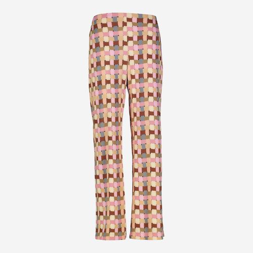 Mehrfarbige Hose mit Webmuster