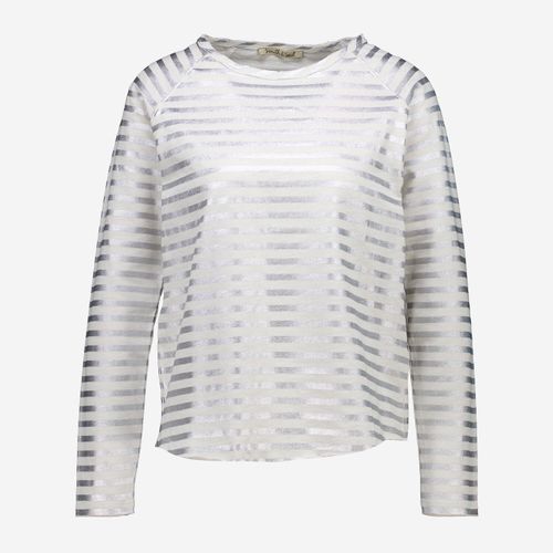 Mehrfarbiges Oberteil mit langen Ärmeln