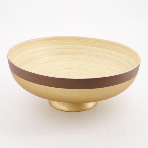 Goldfarbene Servierschüssel 10x26cm