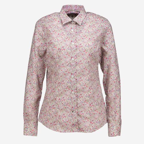 Mehrfarbiges Hemd mit Blumenmuster