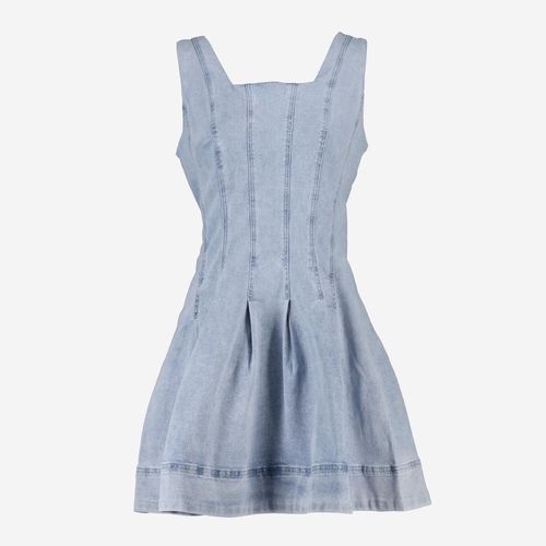 Hellblaues Minikleid aus Jeans
