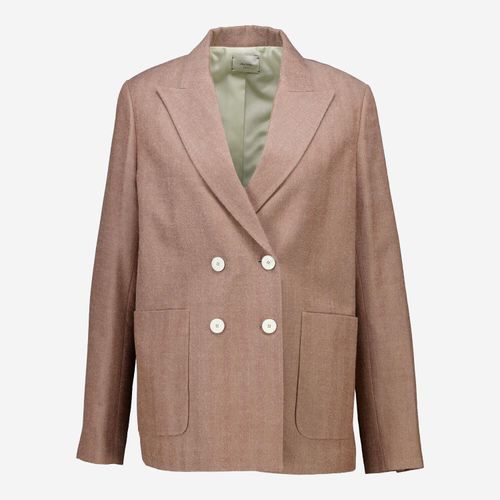 Beige Jacke mit Knopf