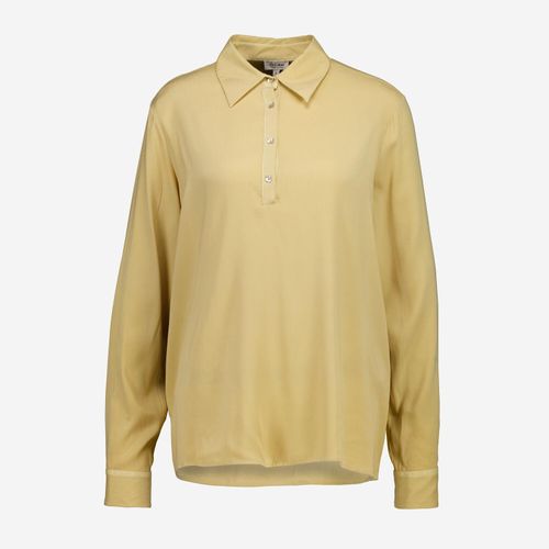 Gelbes Hemd aus Seidenmischung