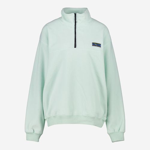 Hellblaues Sweatshirt aus Fleece