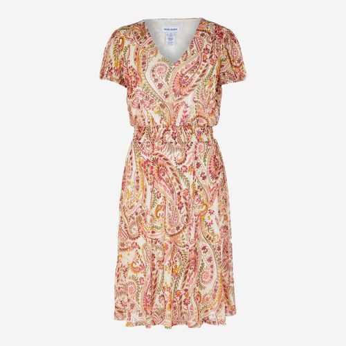 Mehrfarbiges Midikleid mit Paisley-Muster