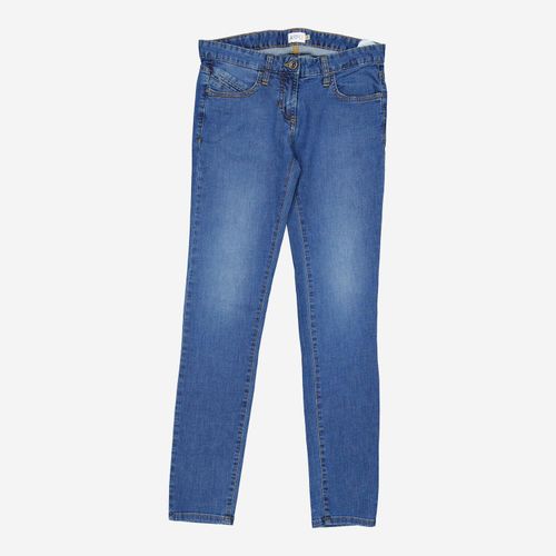Blaue Skinny Jeans