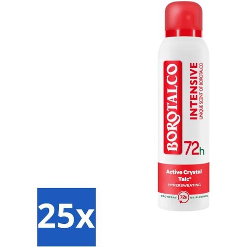 Borotalco Deo Spray Intensiv 150 ml - Vorteilspack - 25 Stücke