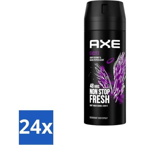 Axe Deodorant Body Spray Excite 150 ml - Vorteilspack - 24 Stücke