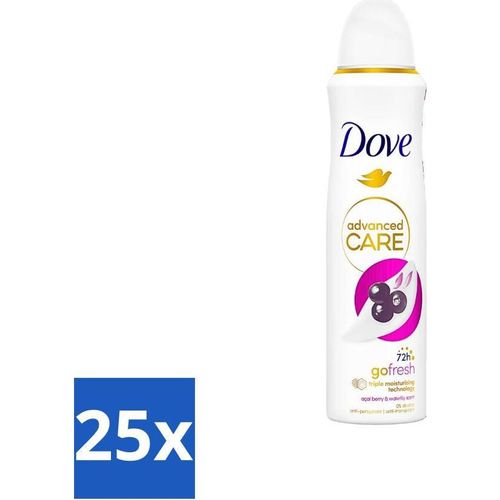 Dove Deodorant Spray - Acai-Beere & Wasserlilie - 150 ml - Vorteilspack - 25 Stücke