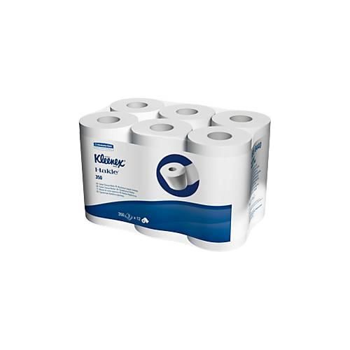 Kleenex® Toilettenpapier 8440, 3-lagig, kompatibel mit Aquarius™ Twin Roll Toilettenpapierspendern, 36 Rollen a 350 Blatt, weiß