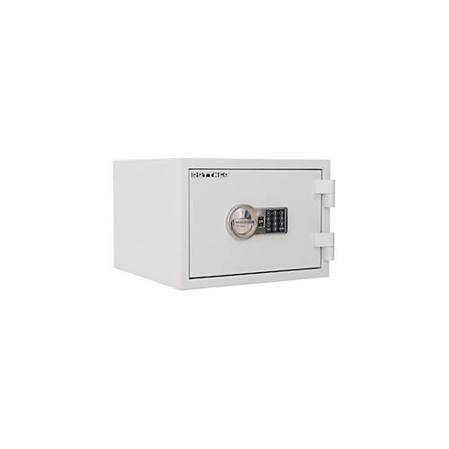 Rottner feuersicherer Wertschutzschrank Fire Safe 30, 18 l, S2, Feuerschutz bis 30 min, Elektronikschloss, Stahl, lichtgrau