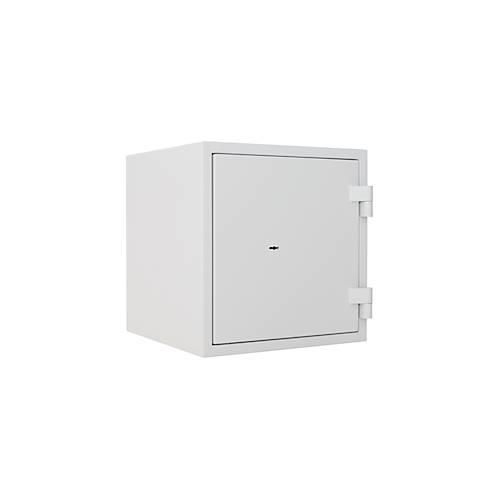 Rottner feuersicherer Wertschutzschrank Fire Safe 40, 33 l, S2, Feuerschutz bis 30 min, Doppelbartschloss, Stahl, lichtgrau