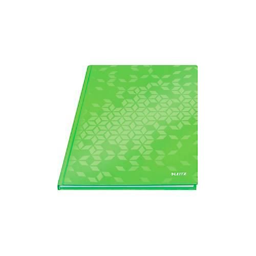 Notizbuch Leitz WOW, Format A4, 80 karierte Blatt, Hardcover-Einband, FSC®-zertifiziert, grün