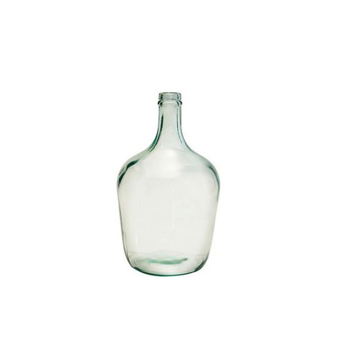 Ambia Home Vase , Grün, Klar , Glas , 30 cm , Made in Europe , zum Stellen, auch für frische Blumen geeignet , Dekoration, Vasen
